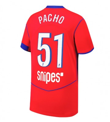 Paris Saint-Germain Willian Pacho #51 Tredjetrøje 2025-26 Kortærmet